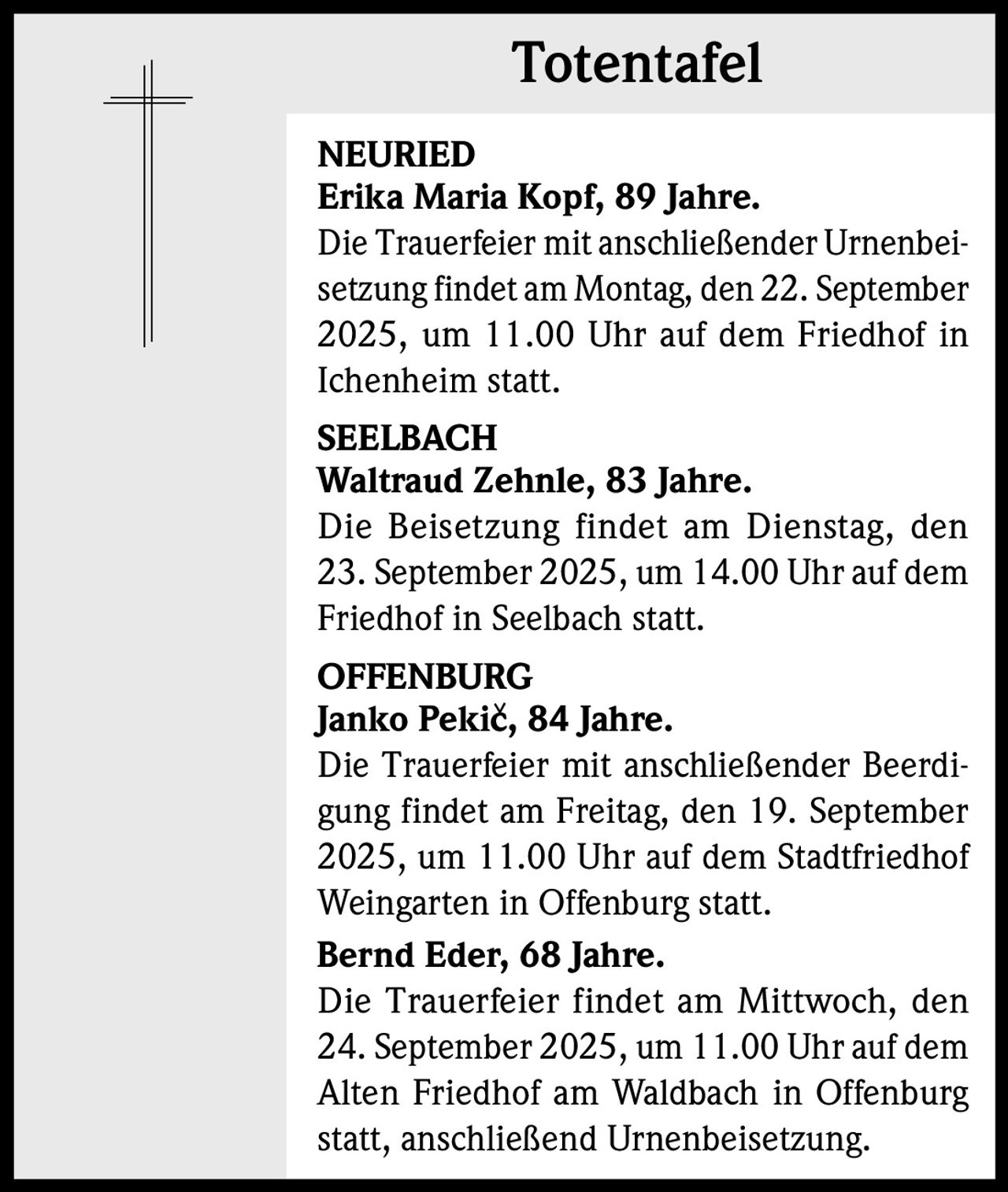 Ankündigung