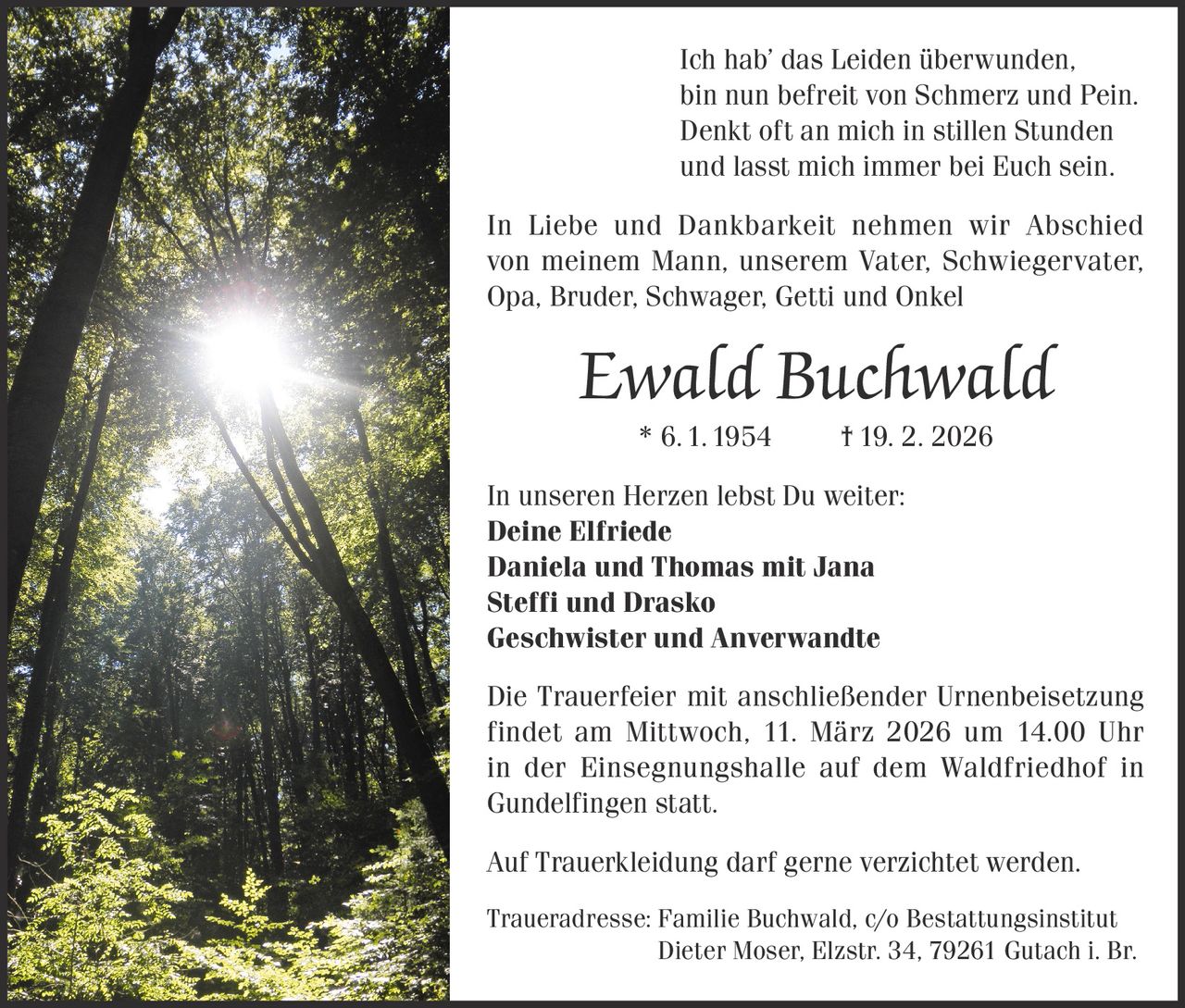 Ankündigung
