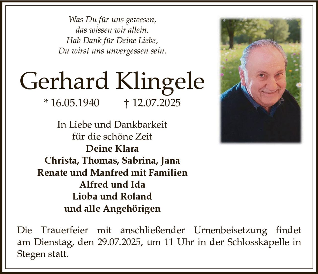 Ankündigung