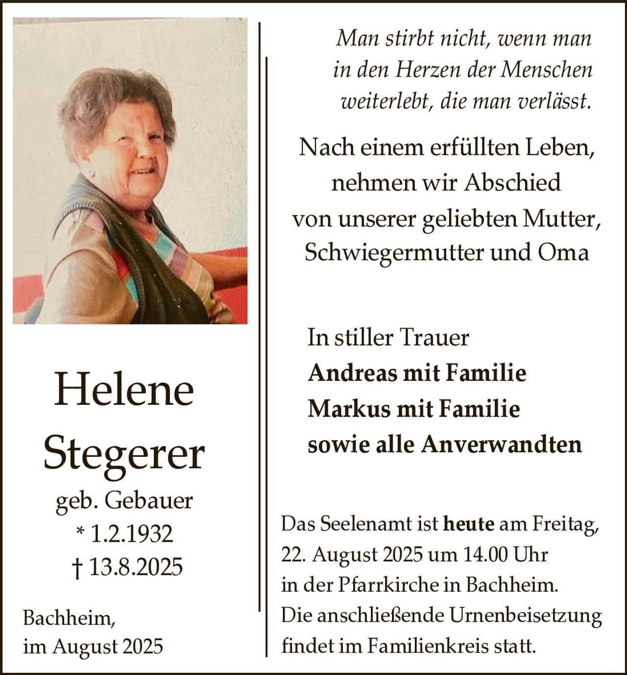 Ankündigung