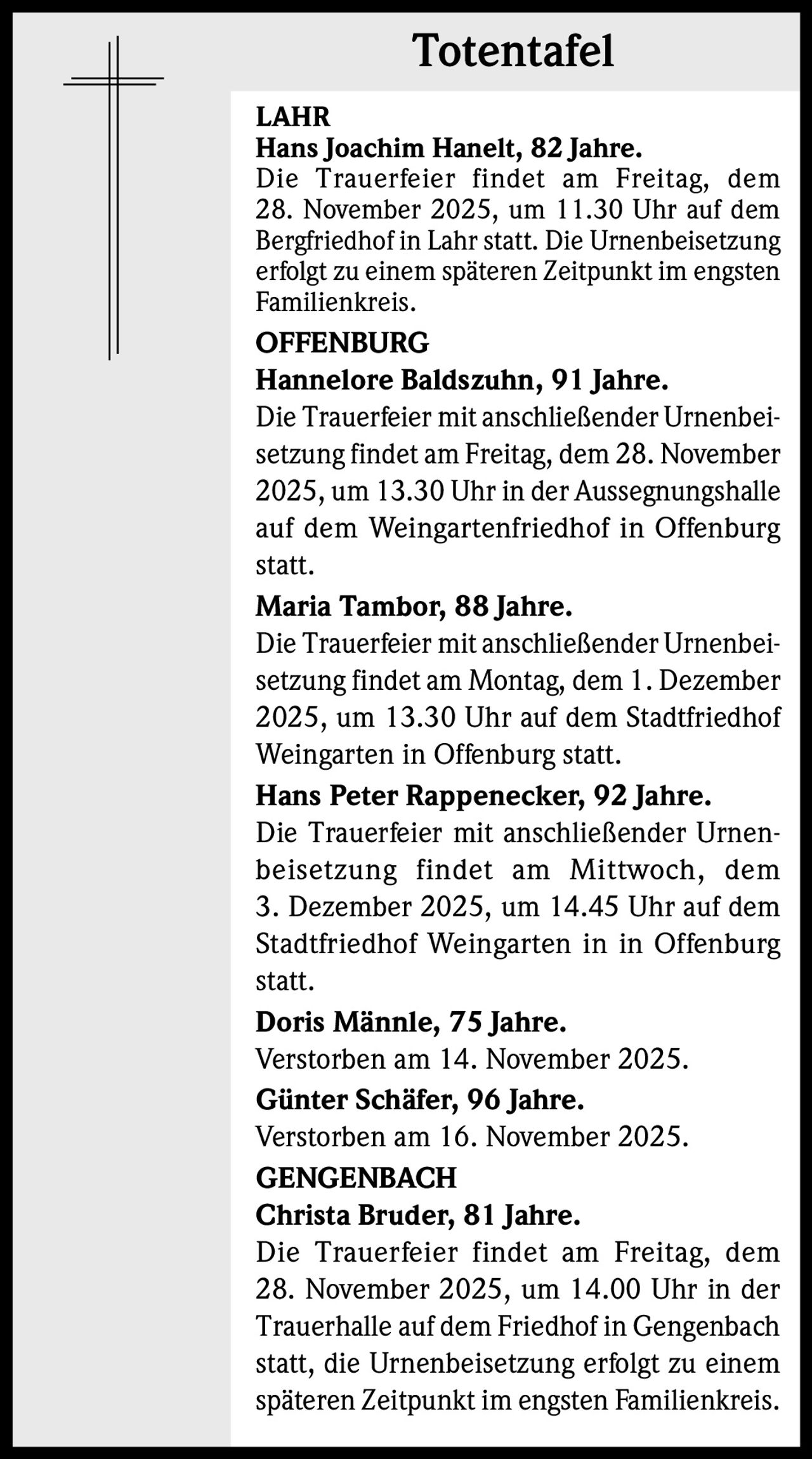 Ankündigung