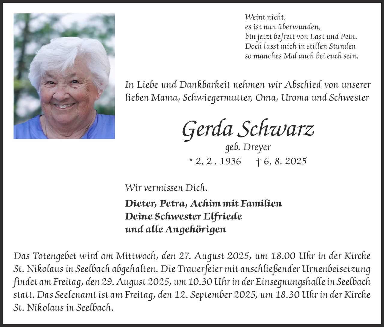 Ankündigung