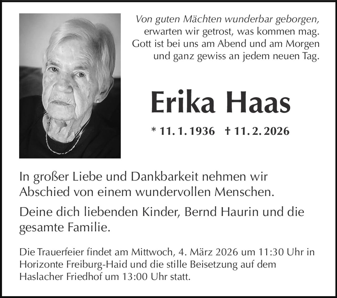 Ankündigung
