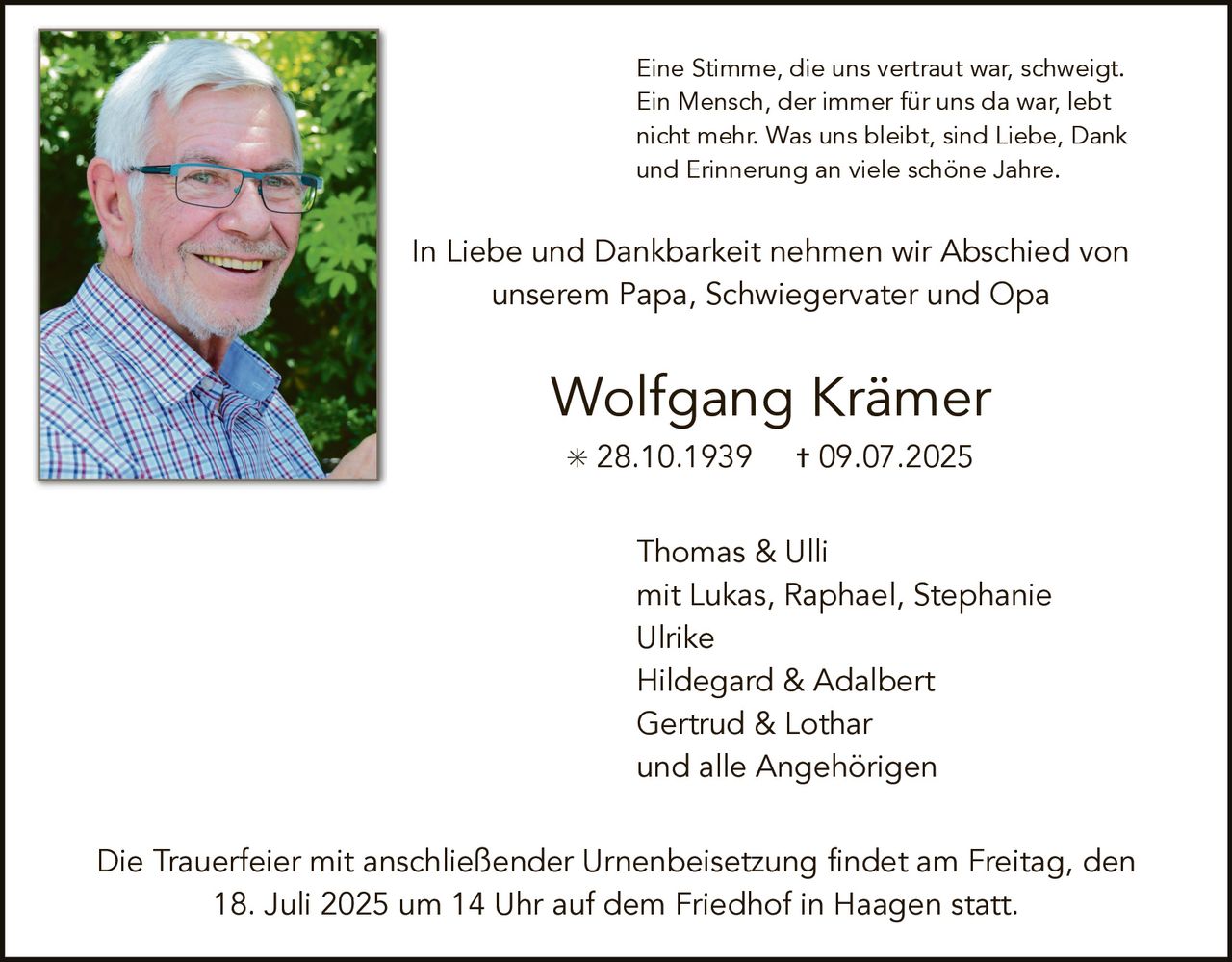 Ankündigung