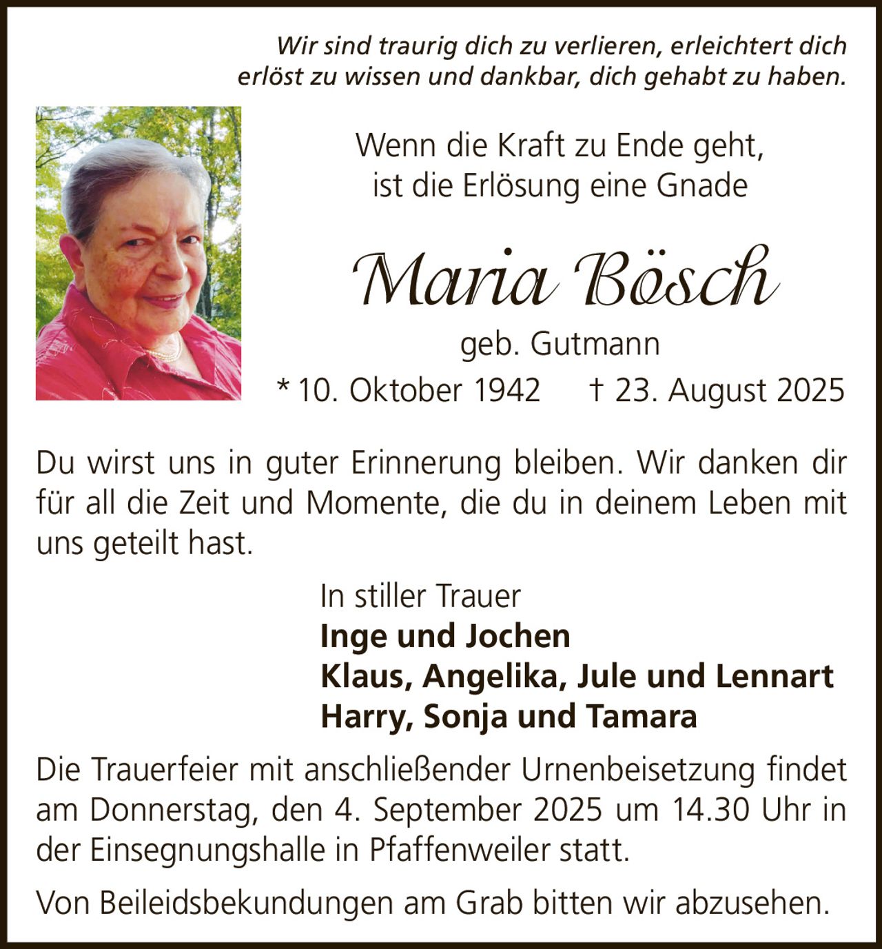 Ankündigung