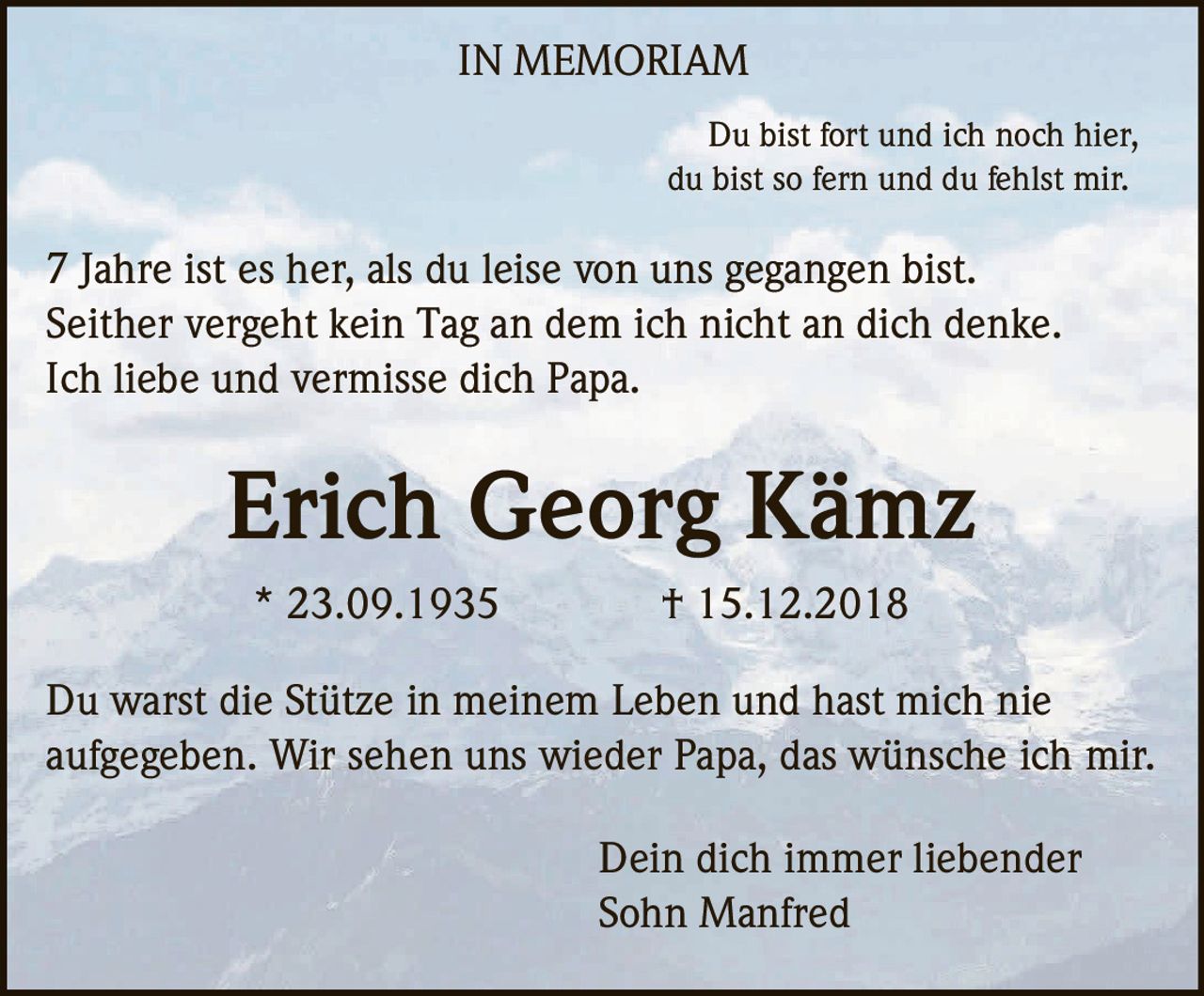 Ankündigung