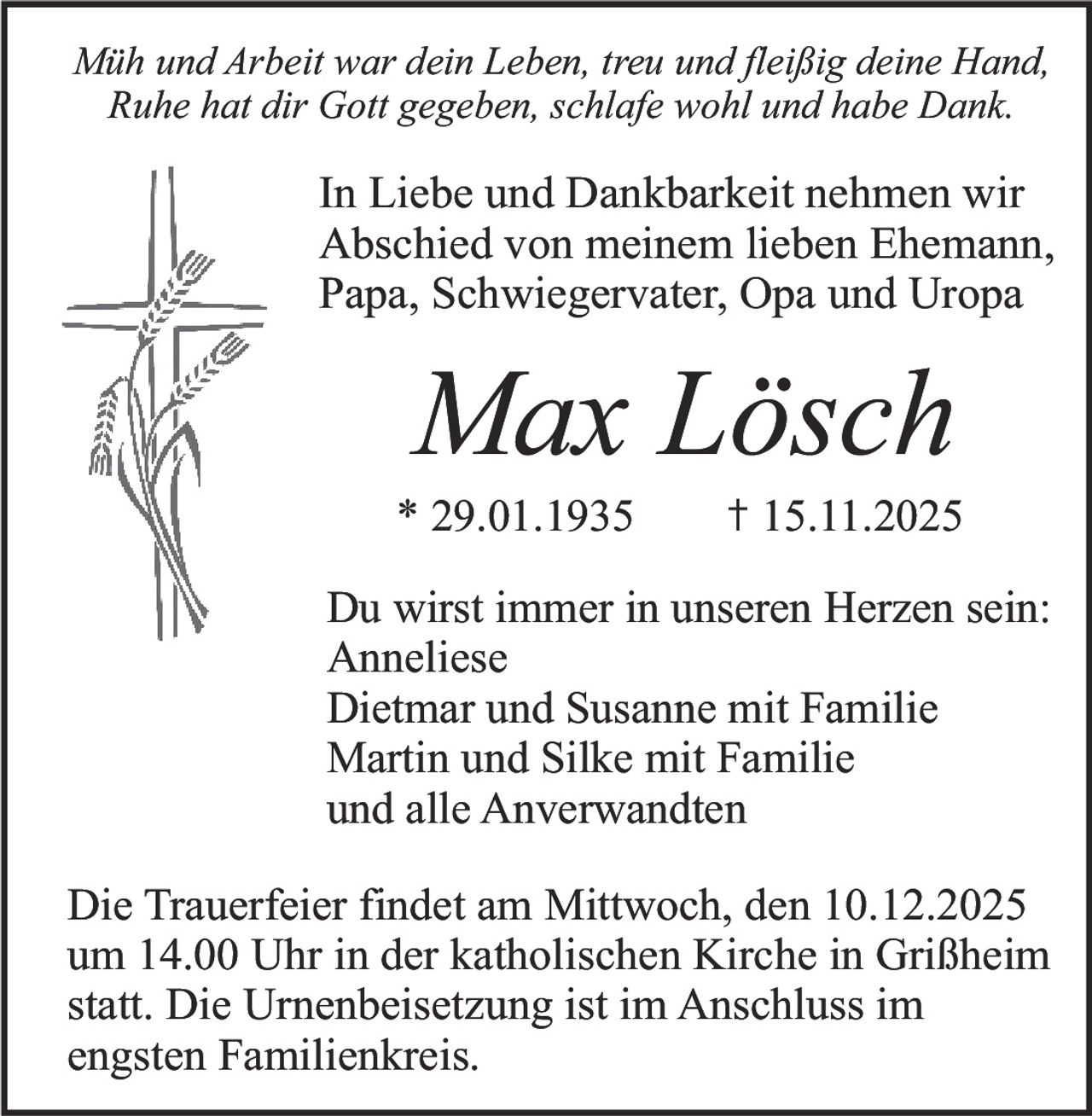 Ankündigung