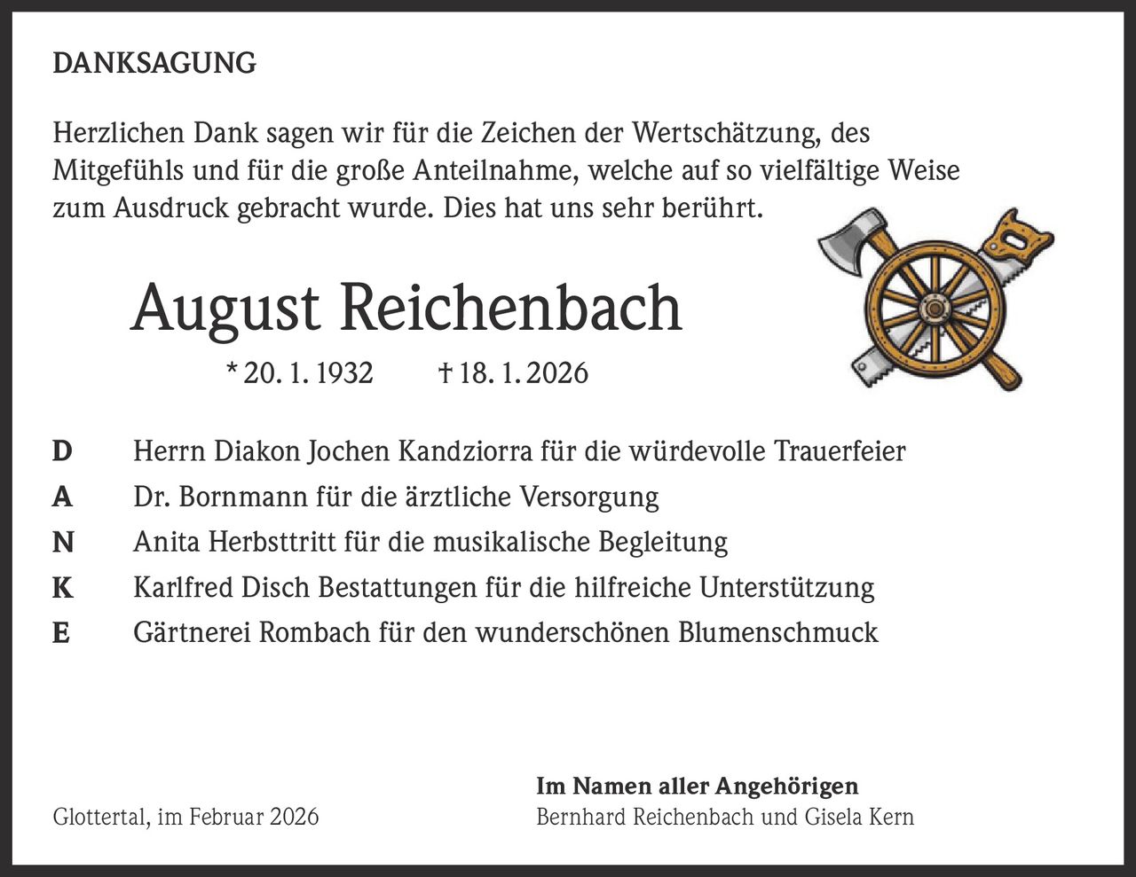 Ankündigung