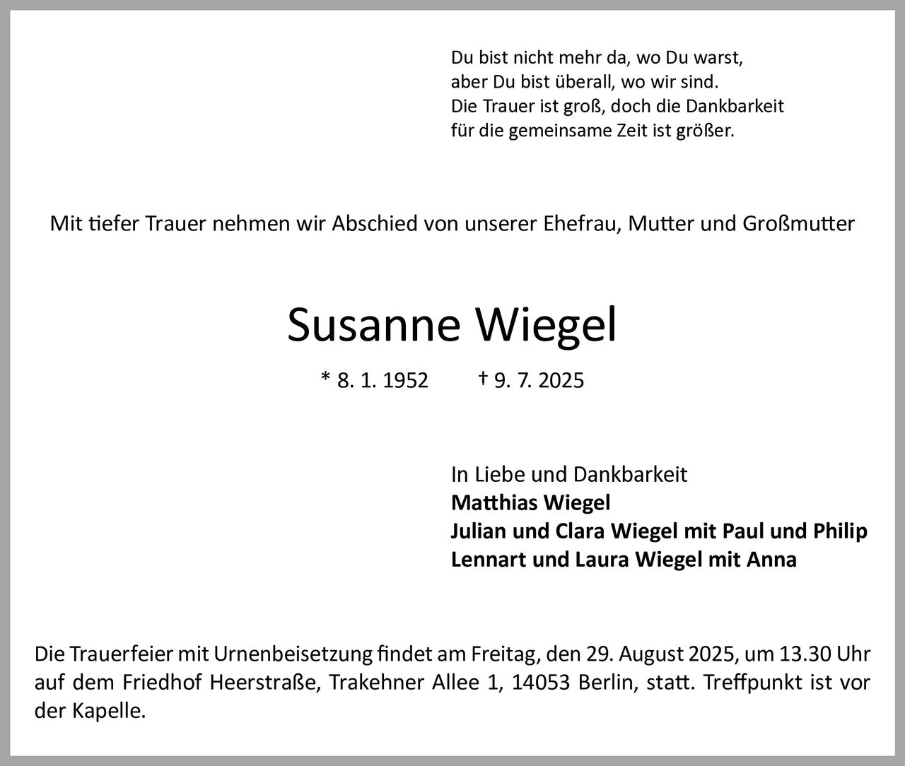 Ankündigung
