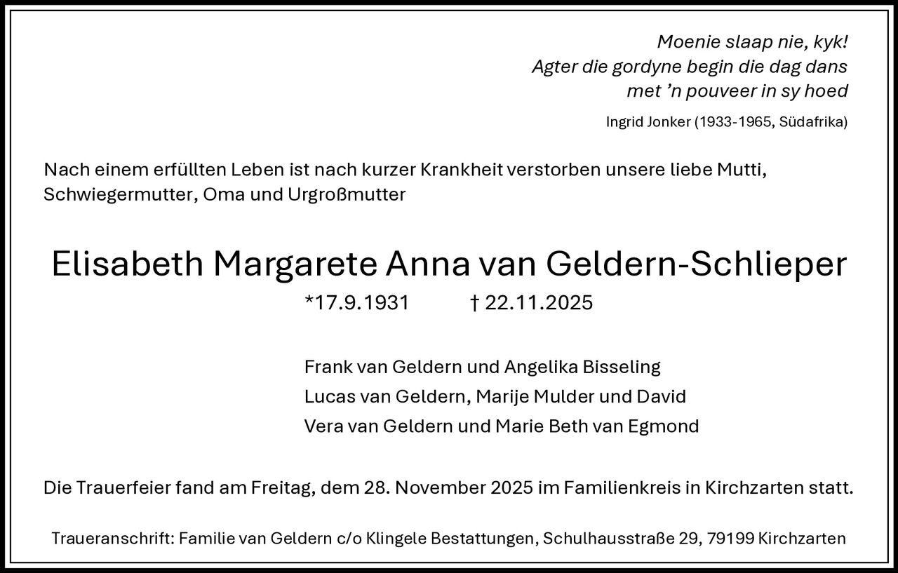 Ankündigung