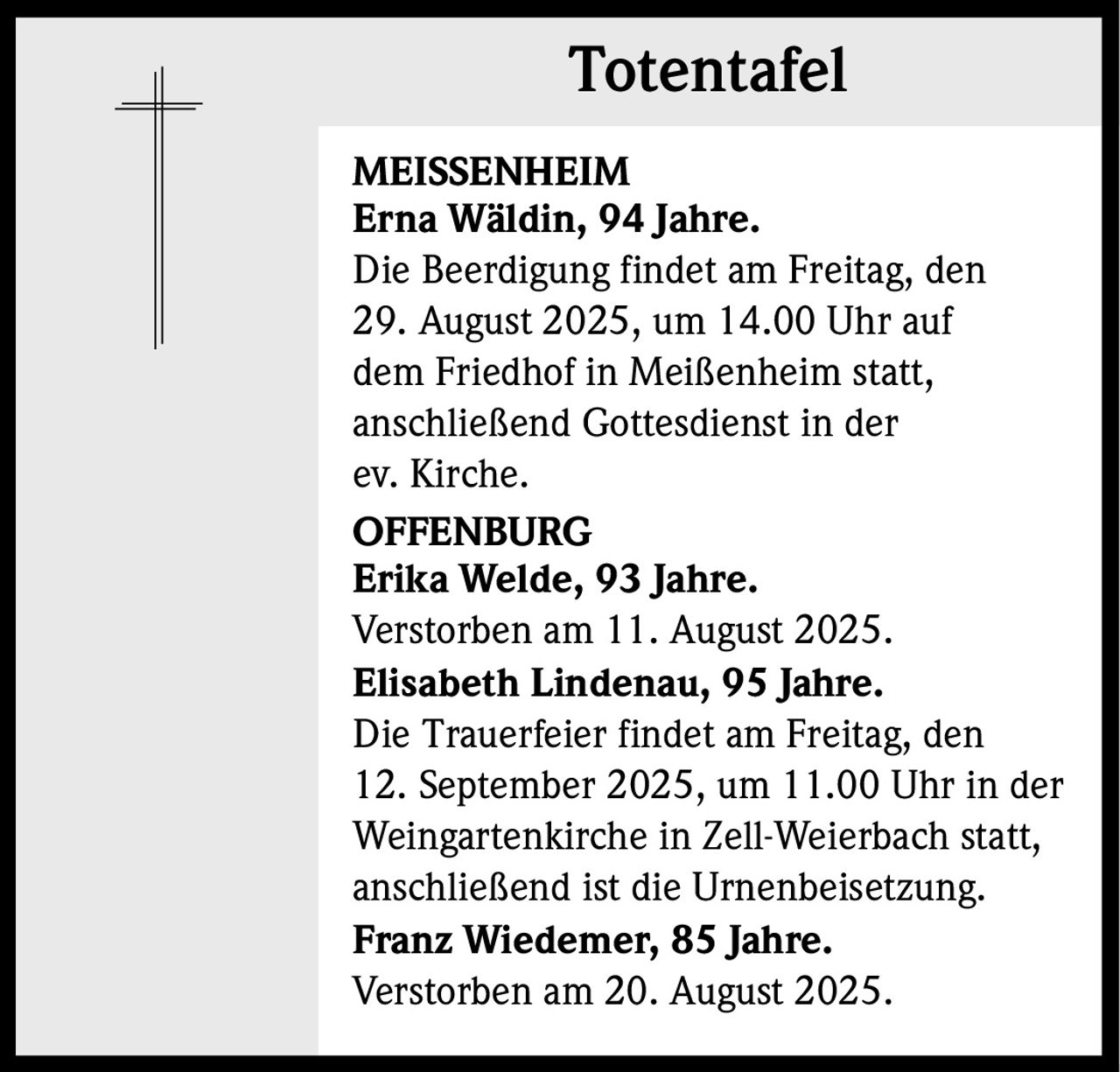 Ankündigung