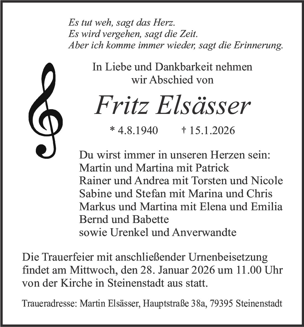 Ankündigung
