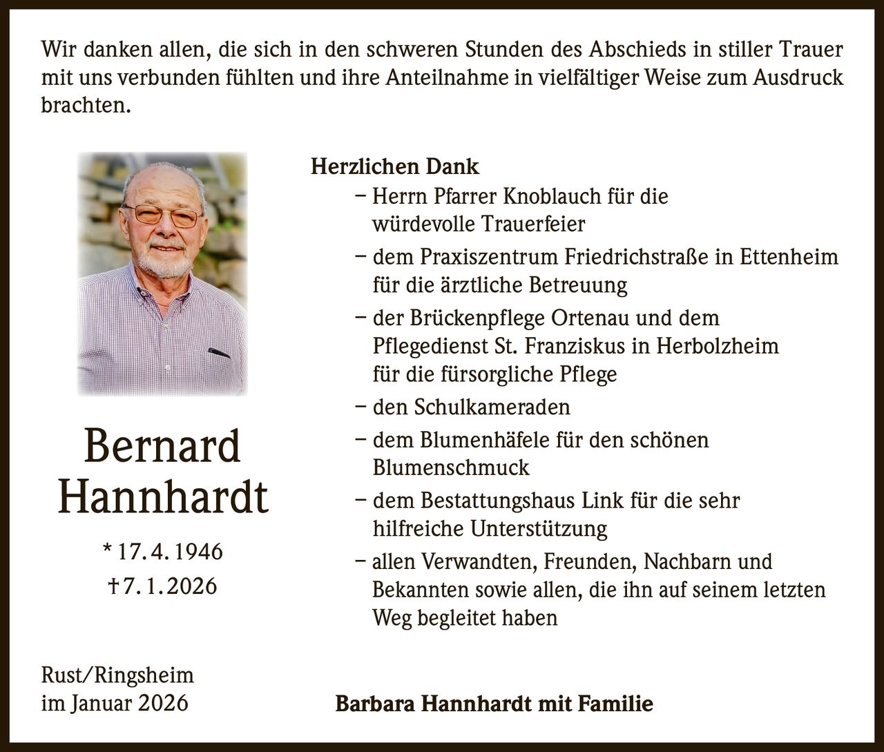 Ankündigung