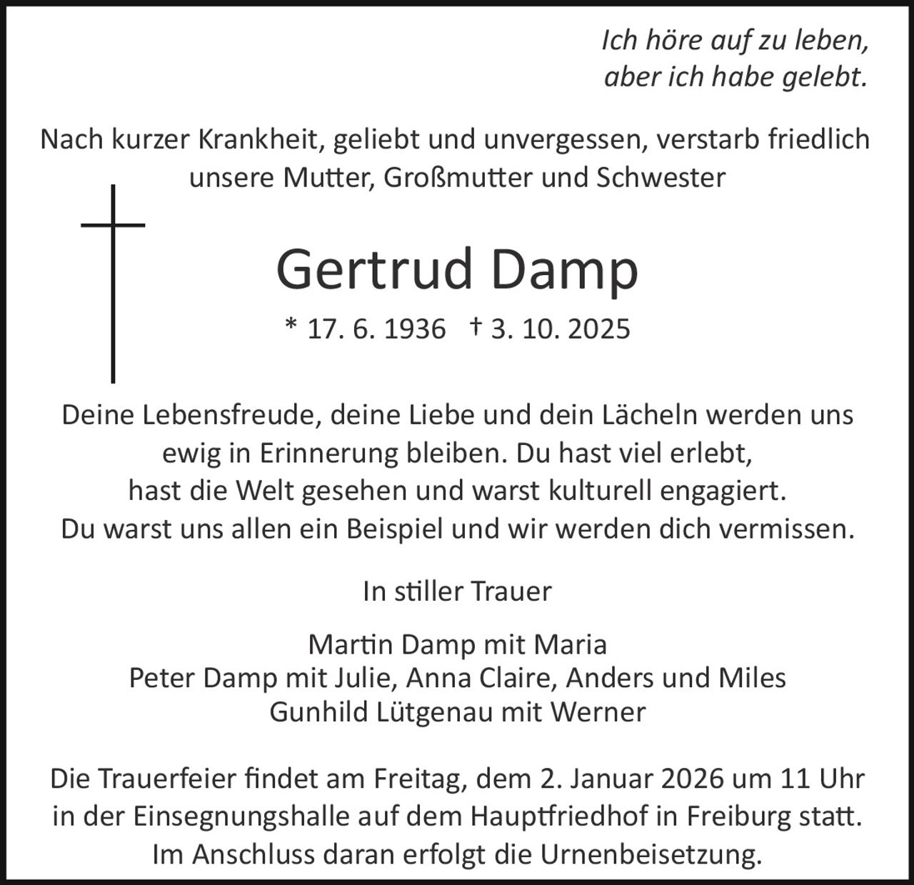 Ankündigung