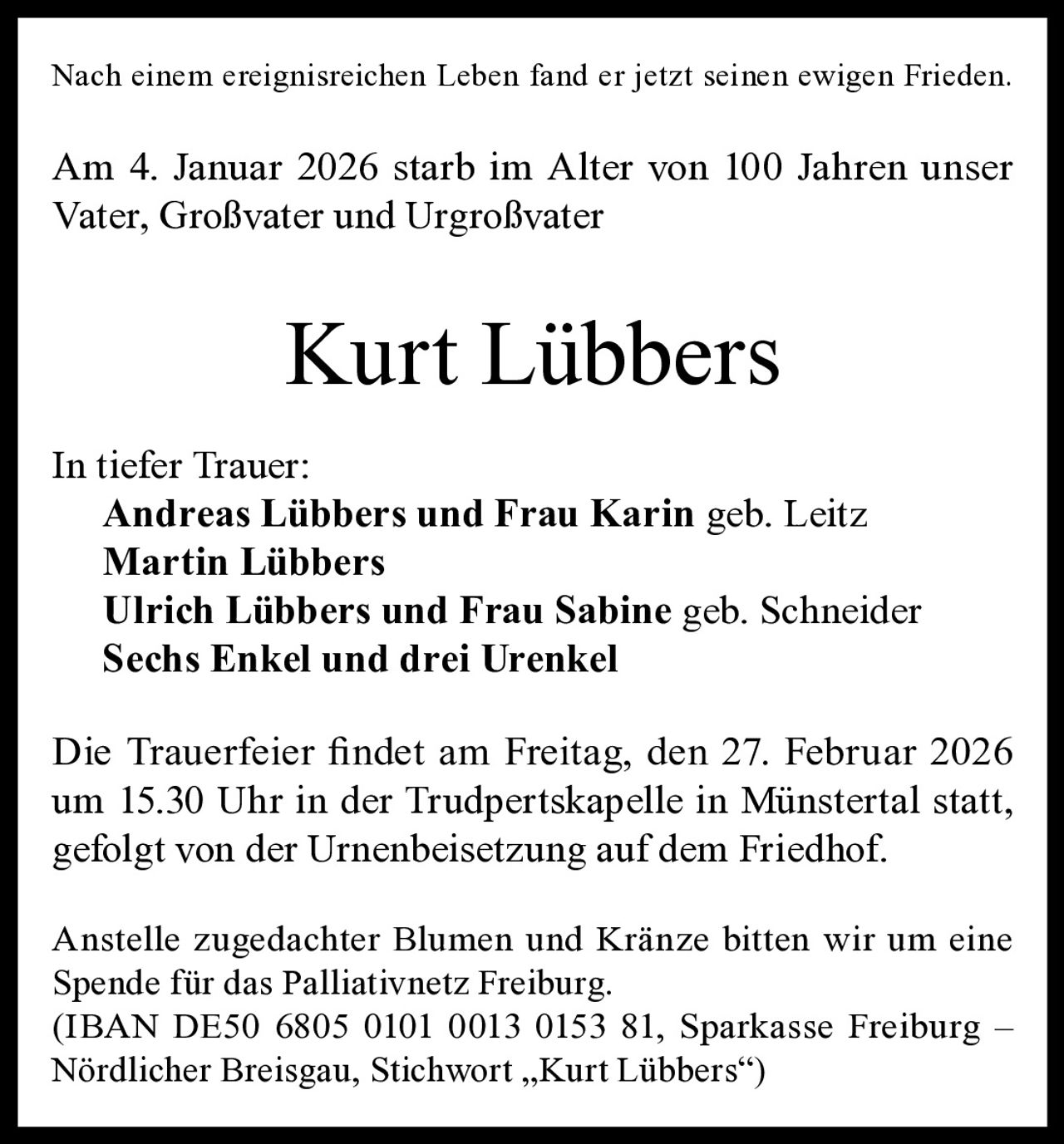 Ankündigung