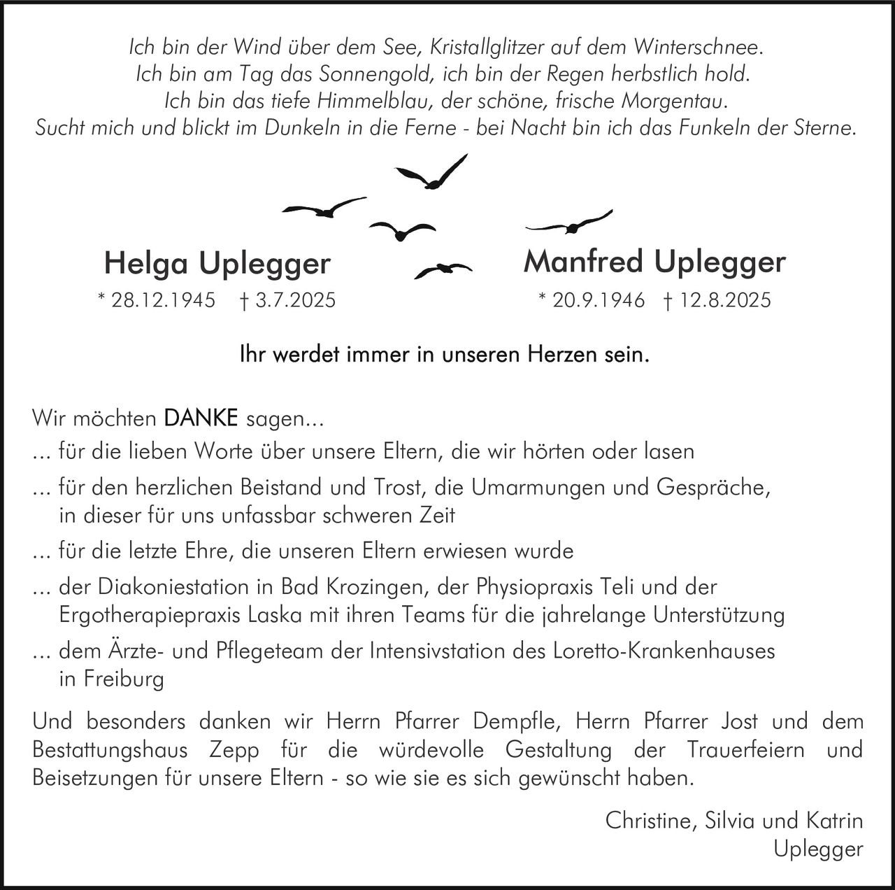 Ankündigung