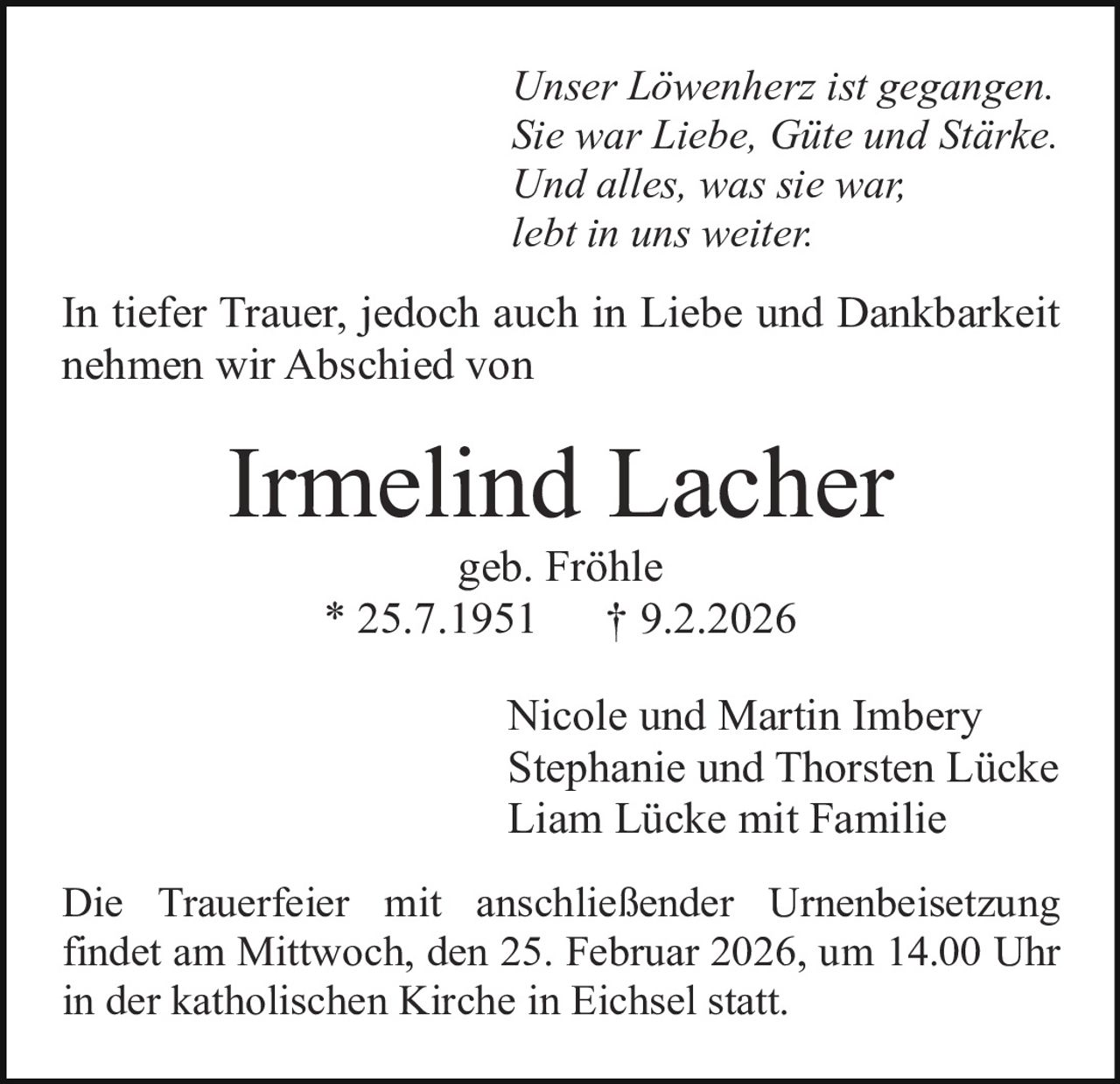 Ankündigung
