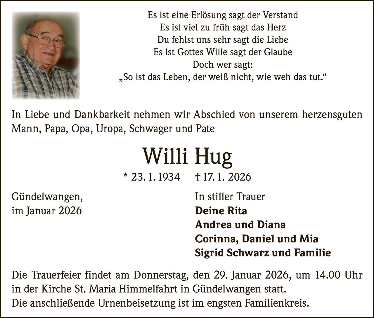 Ankündigung