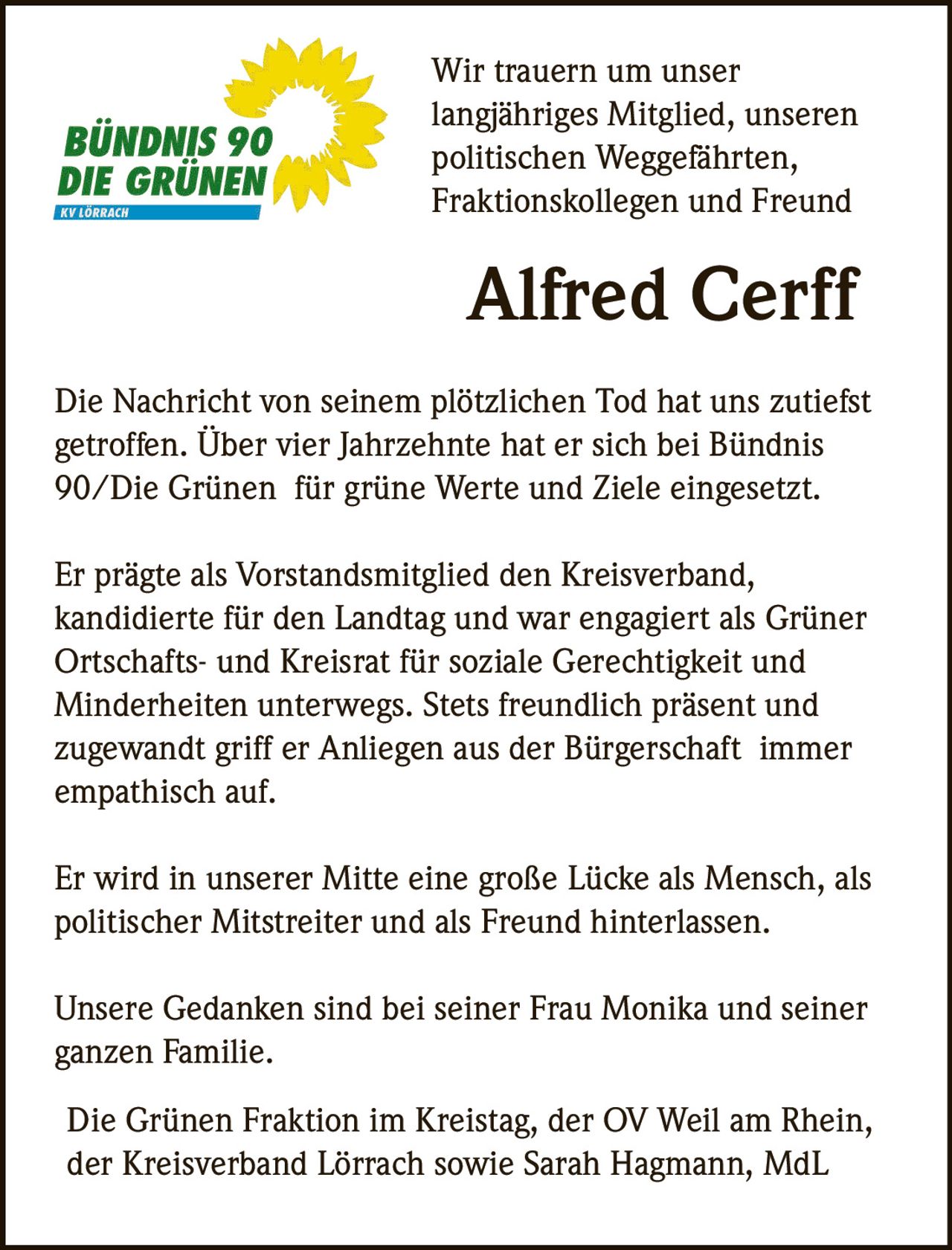 Ankündigung