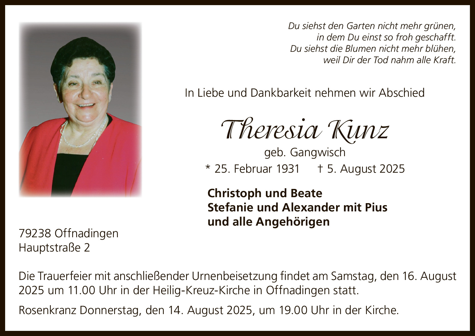 Theresia Kunz