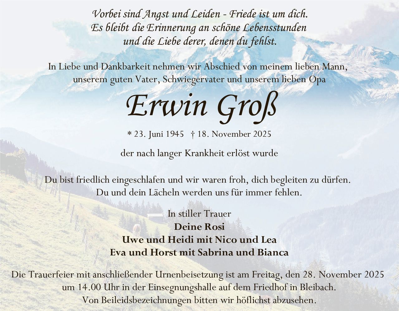 Ankündigung