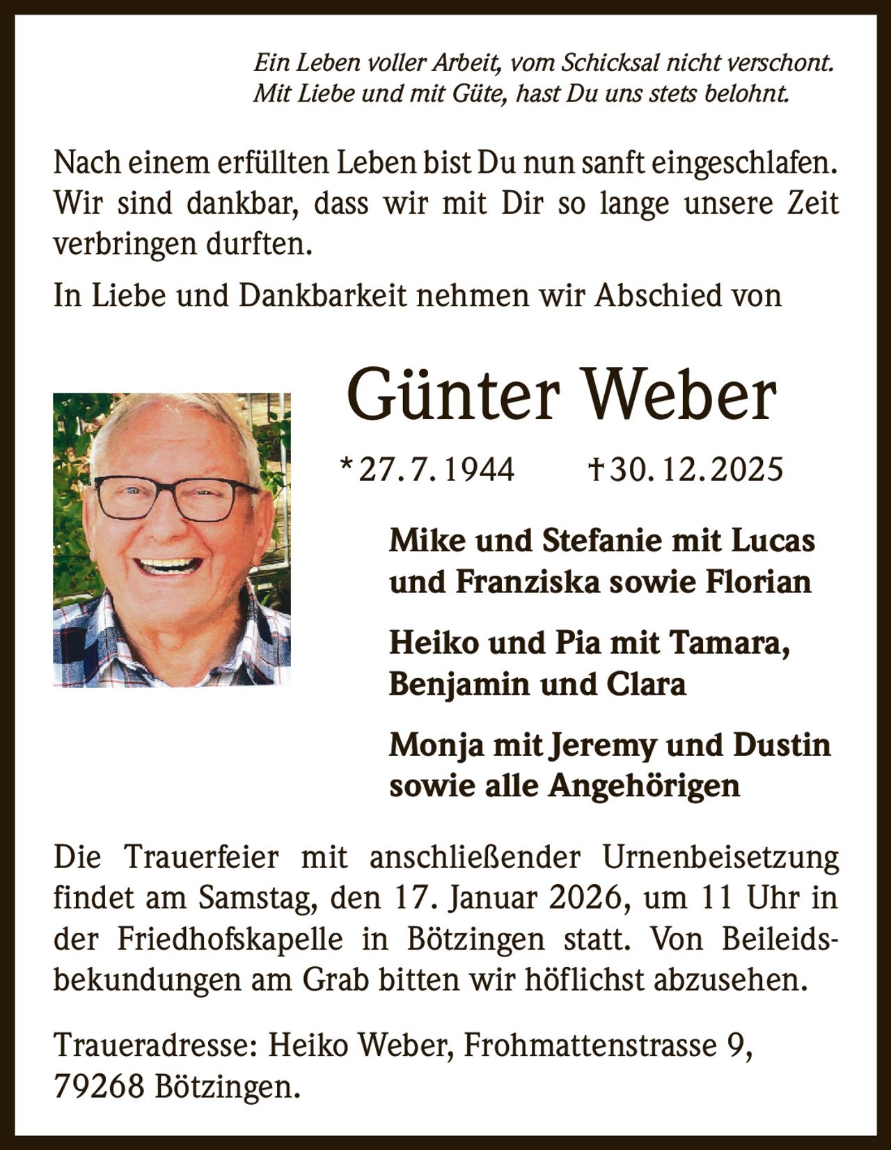 Ankündigung