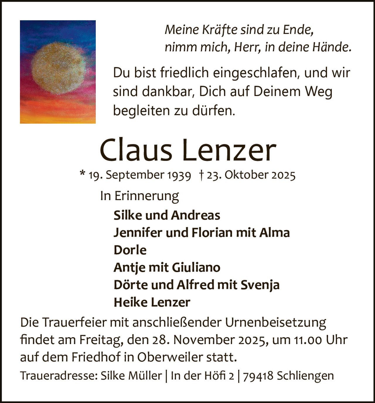 Ankündigung