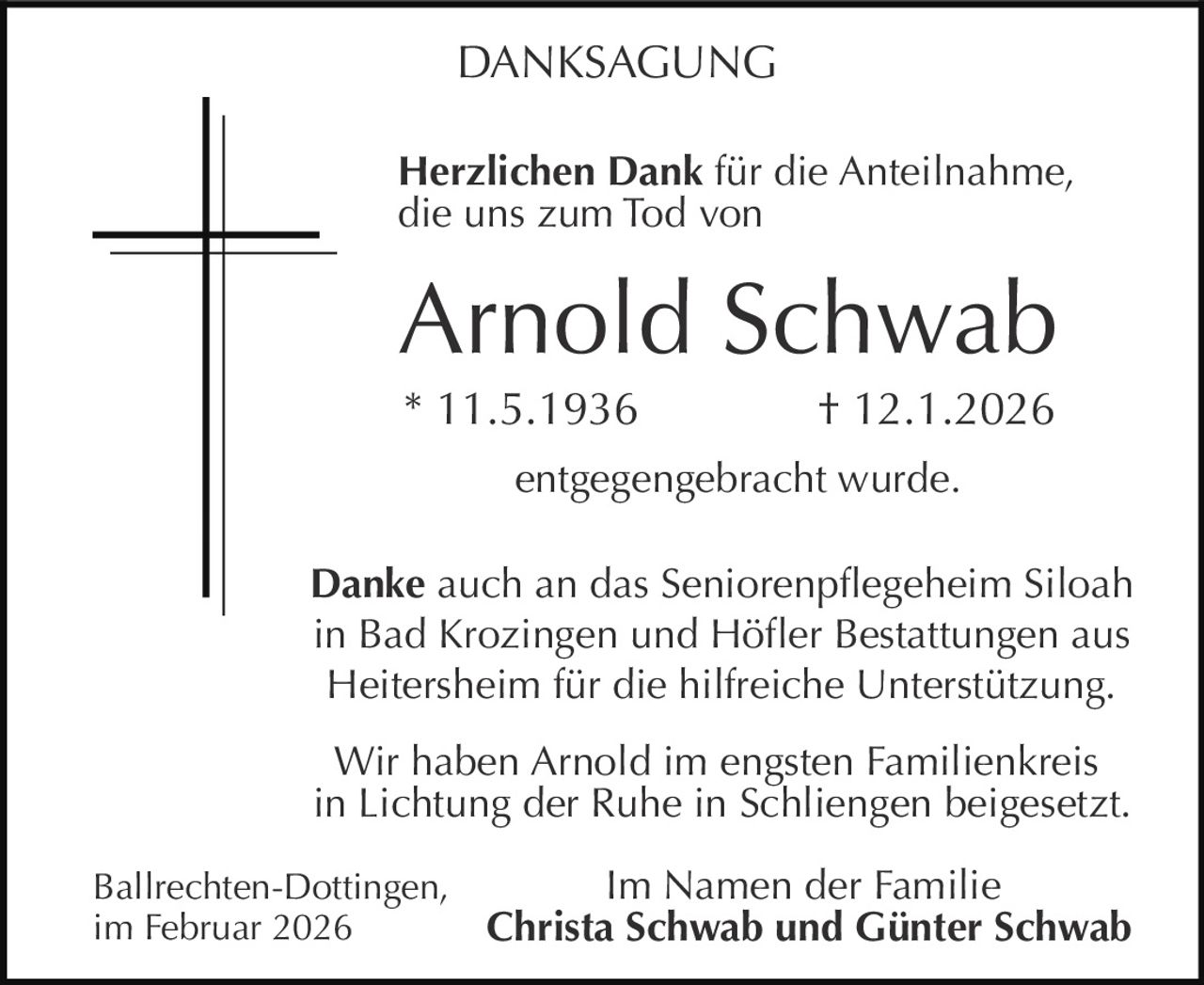 Ankündigung