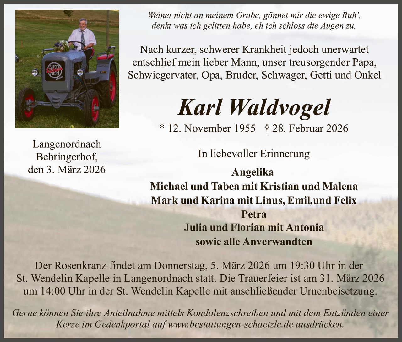 Ankündigung