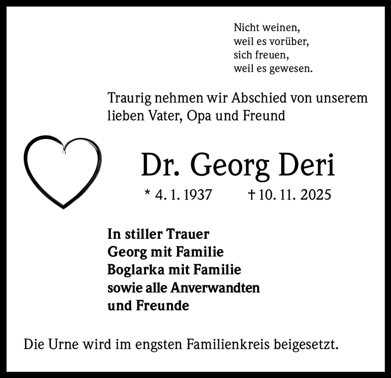 Ankündigung