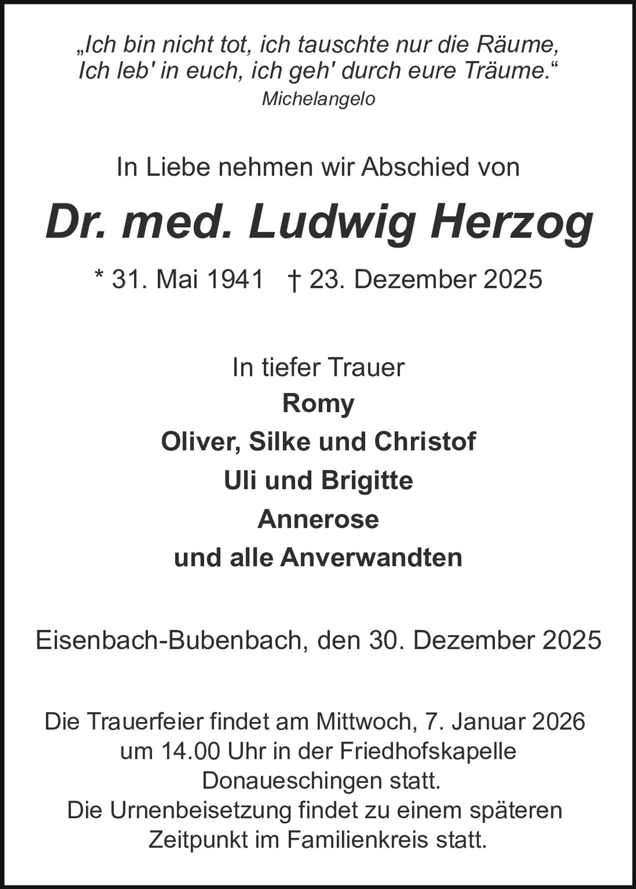 Ankündigung