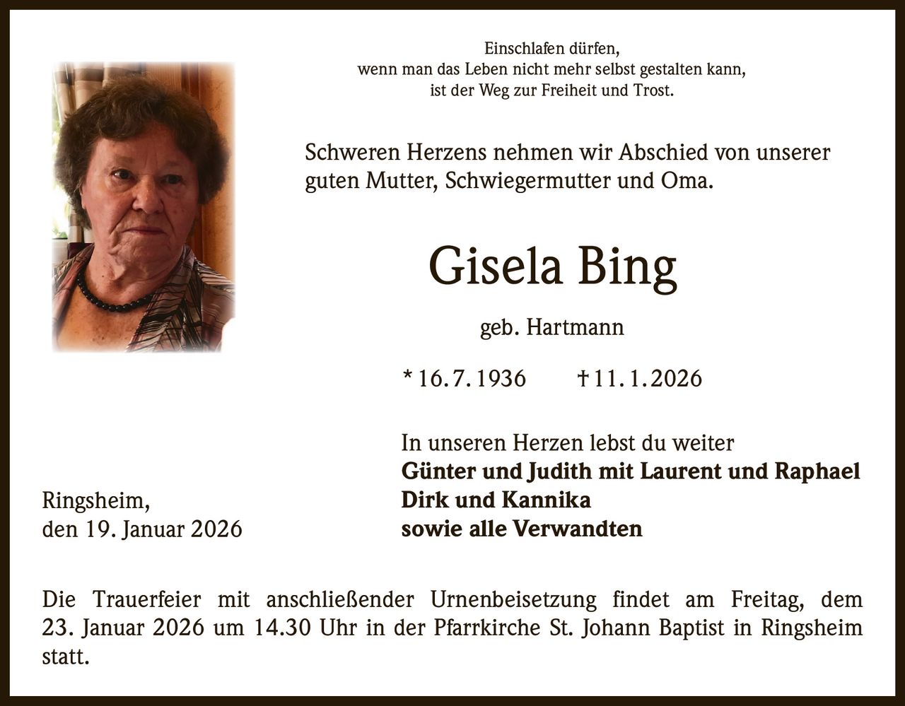 Ankündigung