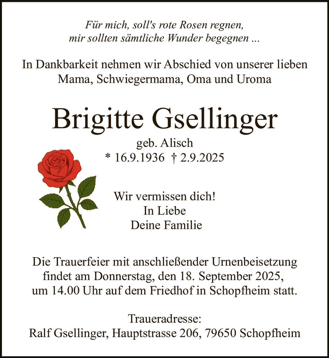 Ankündigung