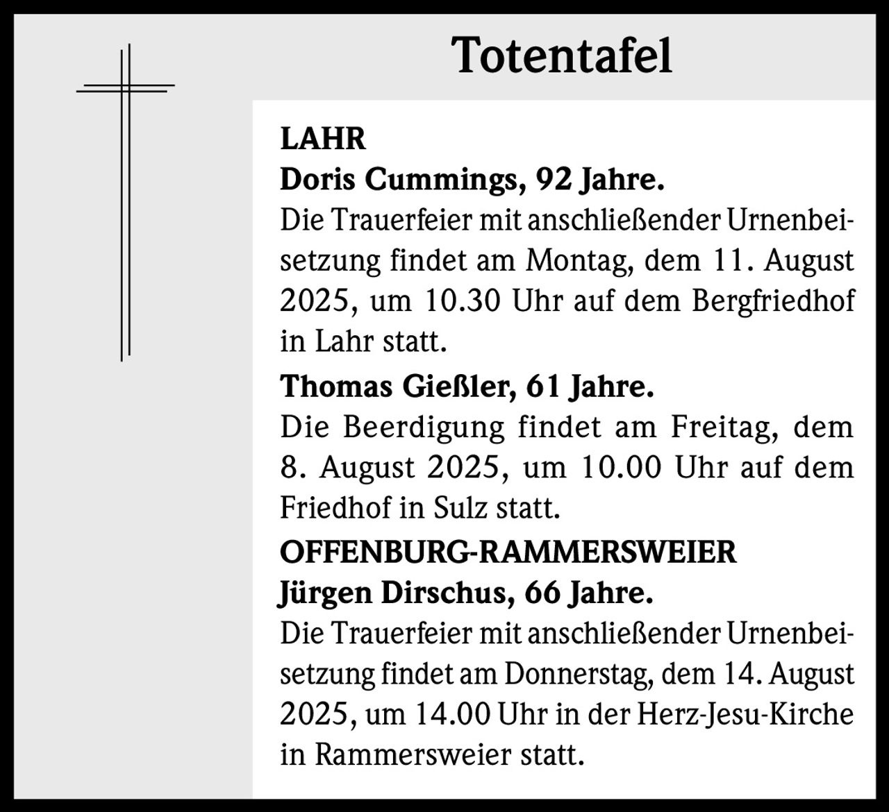 Ankündigung