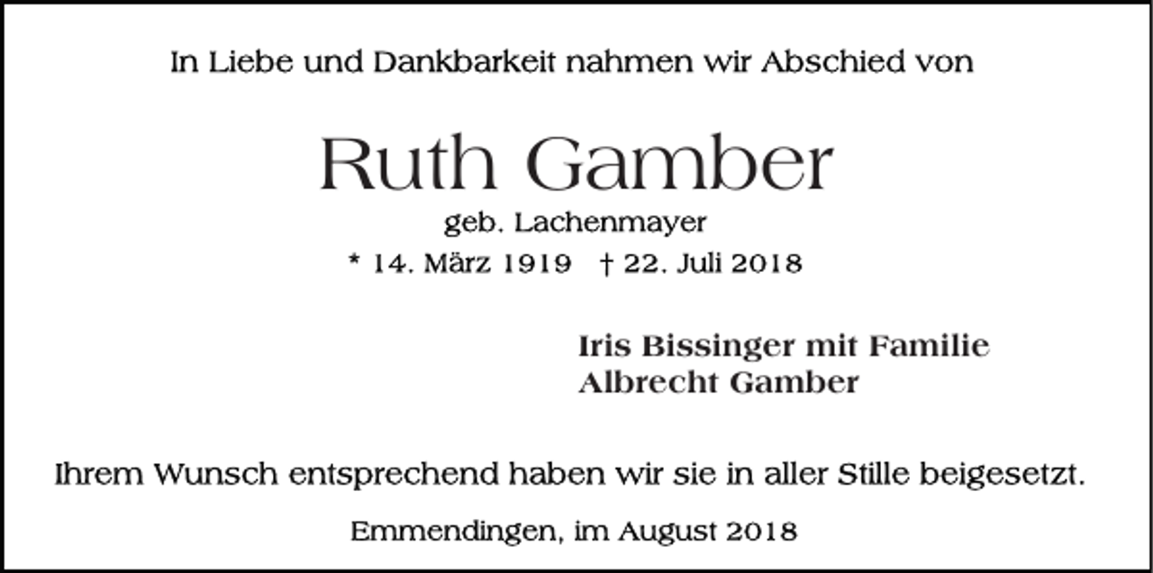 <p>Ruth Gamber<br />Iris Bissinger mit Familie<br />Albrecht Gamber</p>