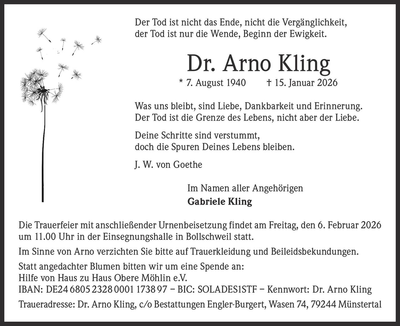 Ankündigung