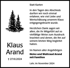 Ankündigung