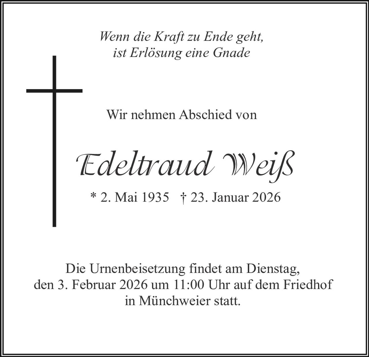 Ankündigung