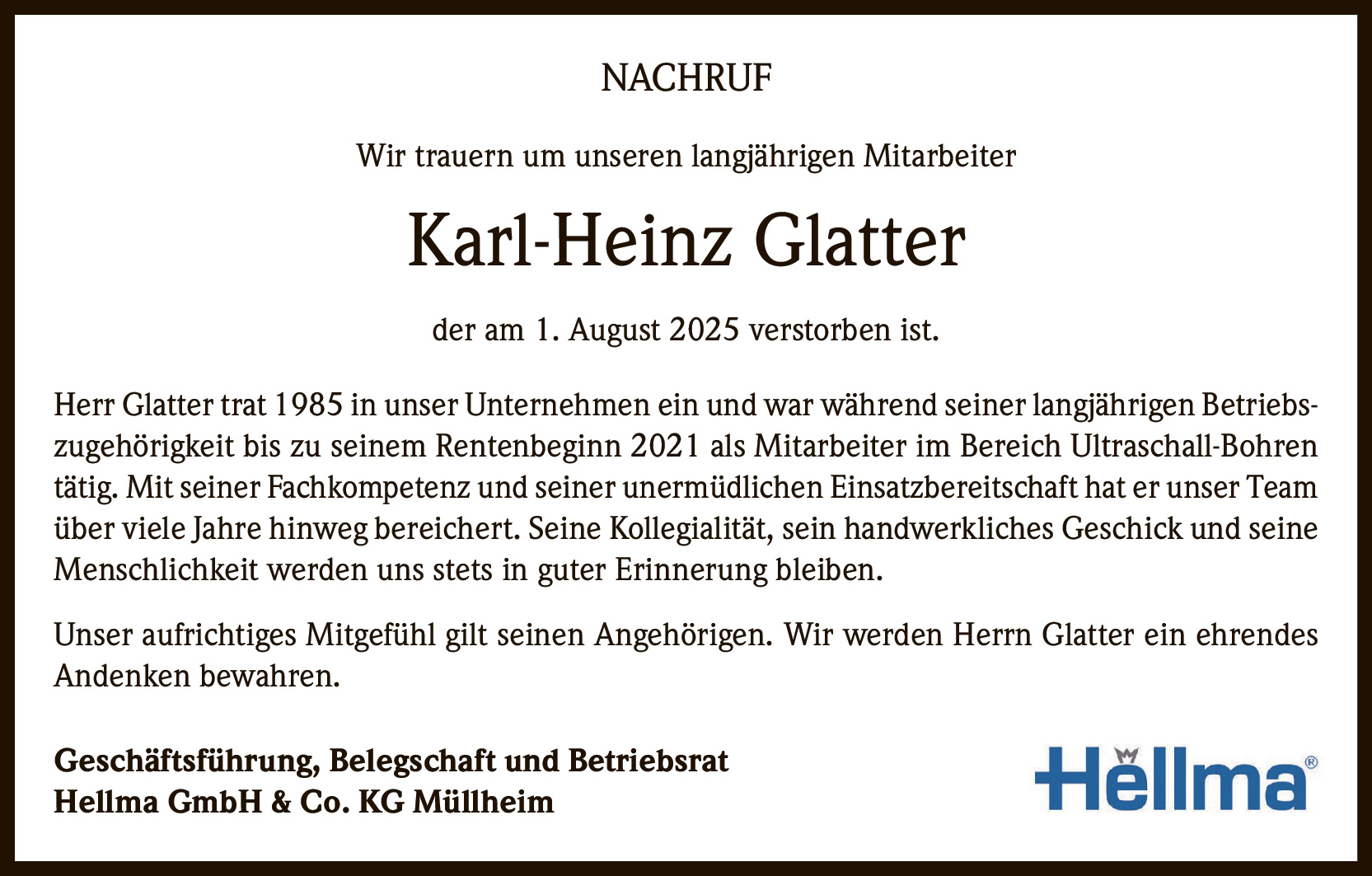 Karl-Heinz Glatter