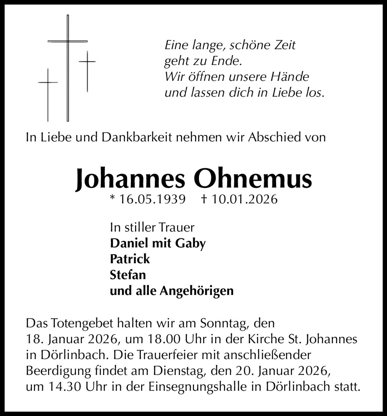 Ankündigung