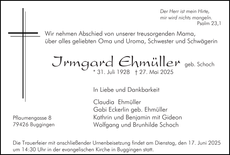 Ankündigung