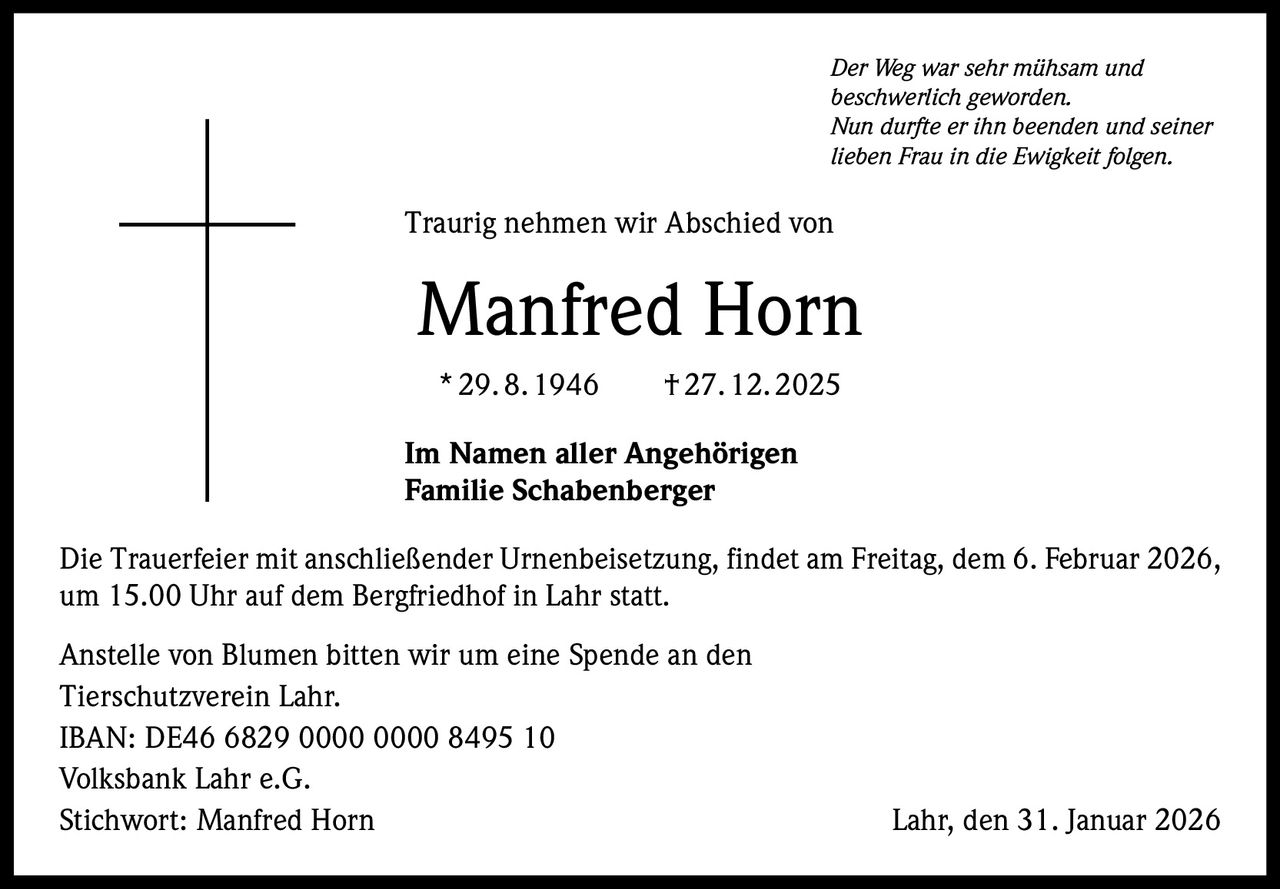 Ankündigung