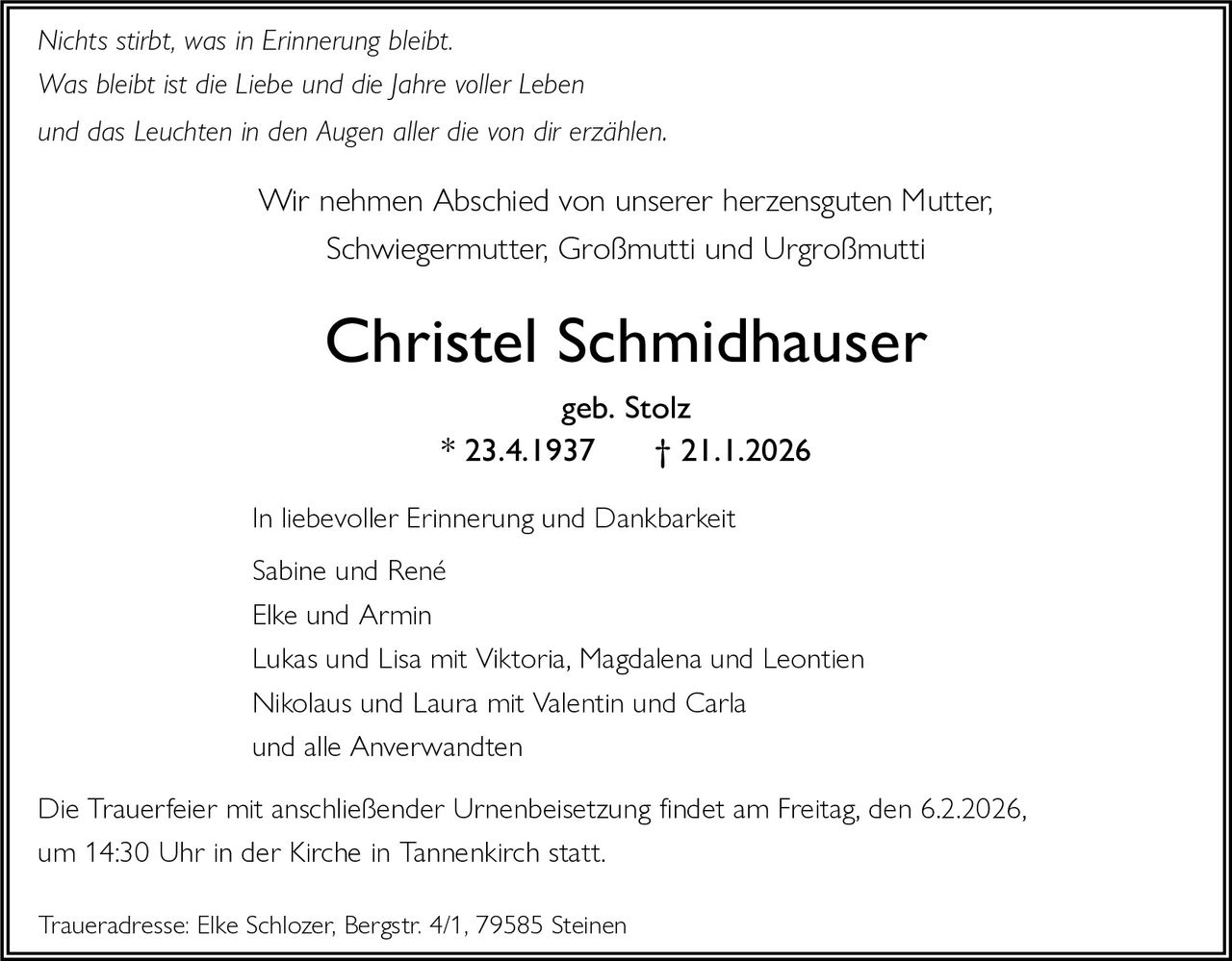 Ankündigung