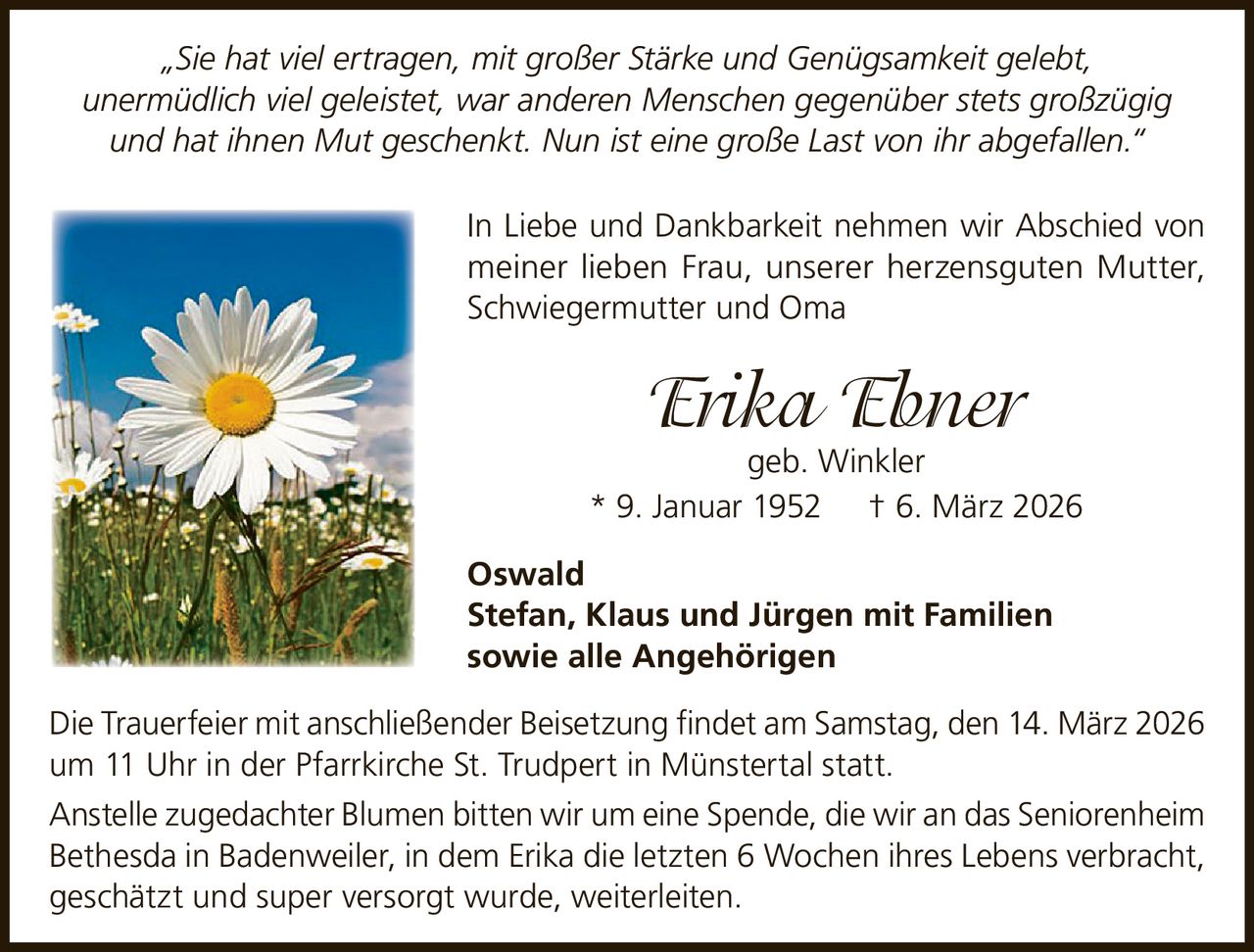 Ankündigung