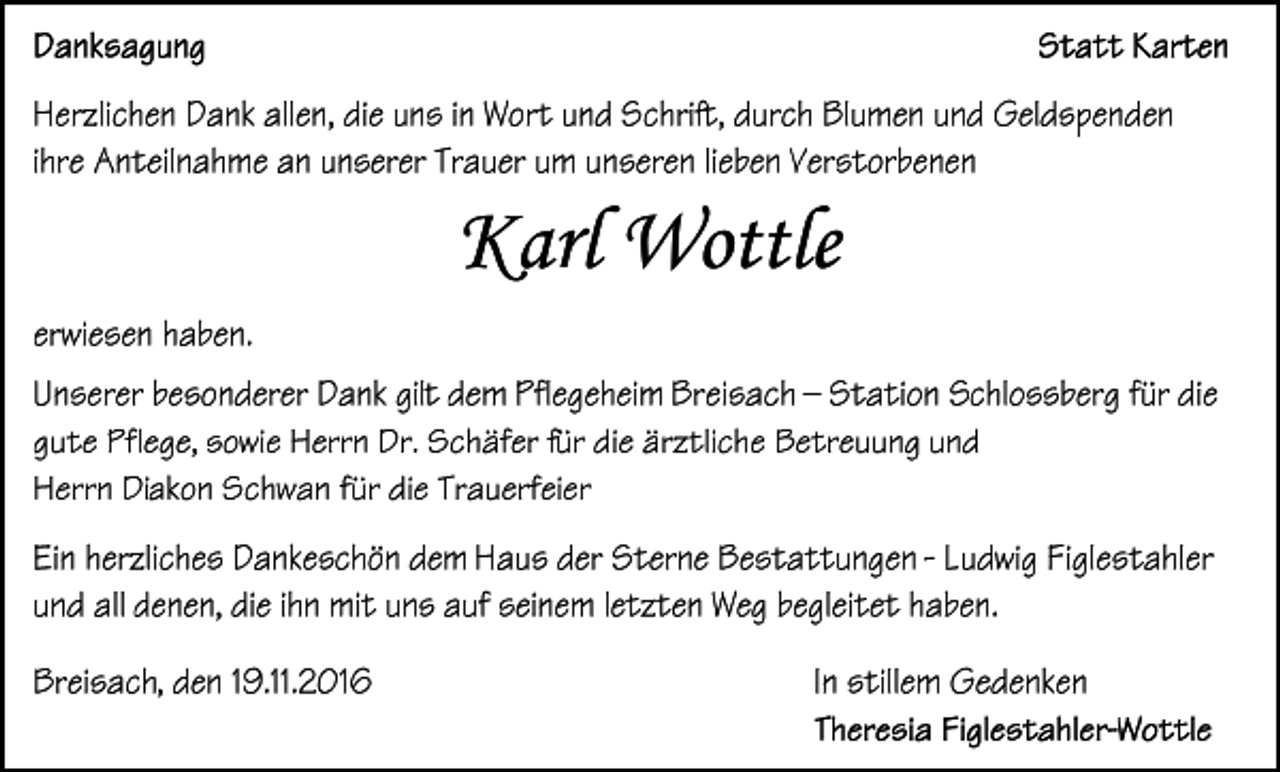 <p>Karl Wottle</p>