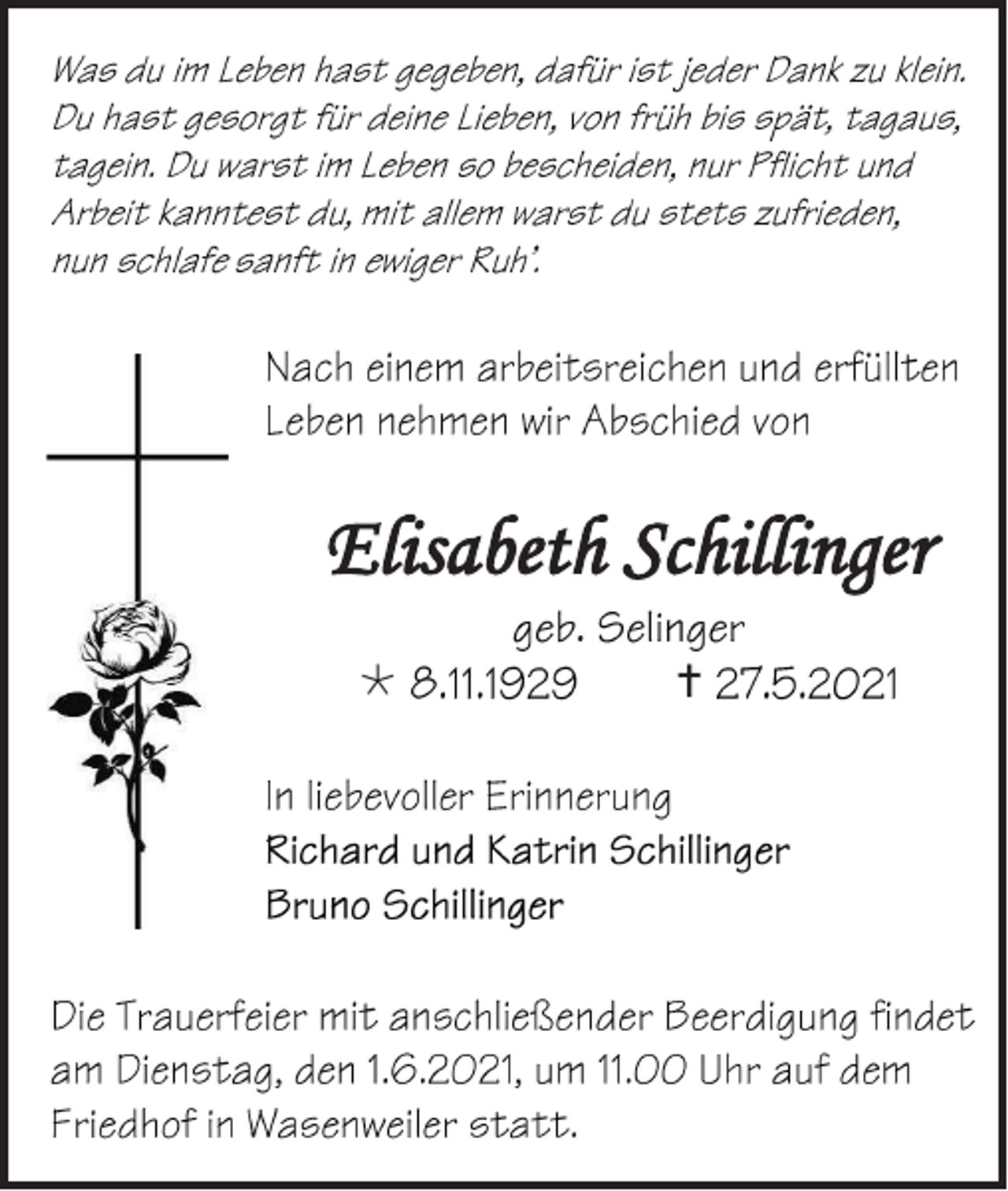<p>Elisabeth Schillinger<br /></p><p></p>