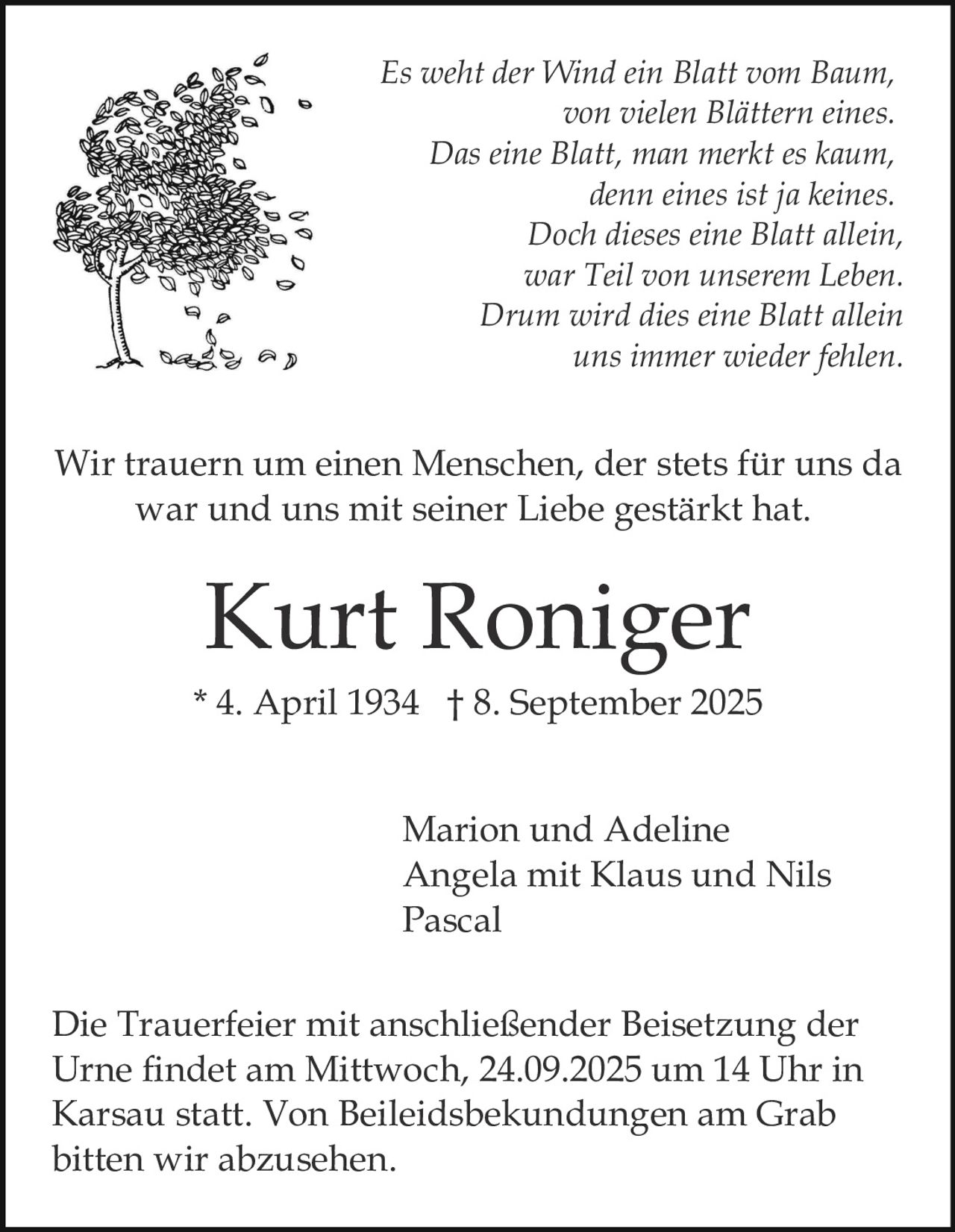 Ankündigung
