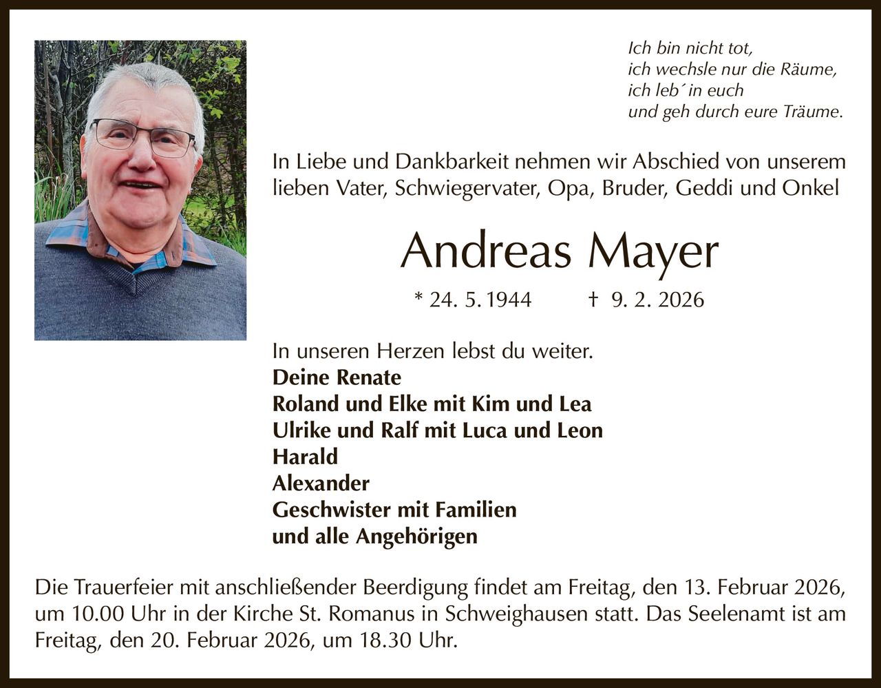 Ankündigung