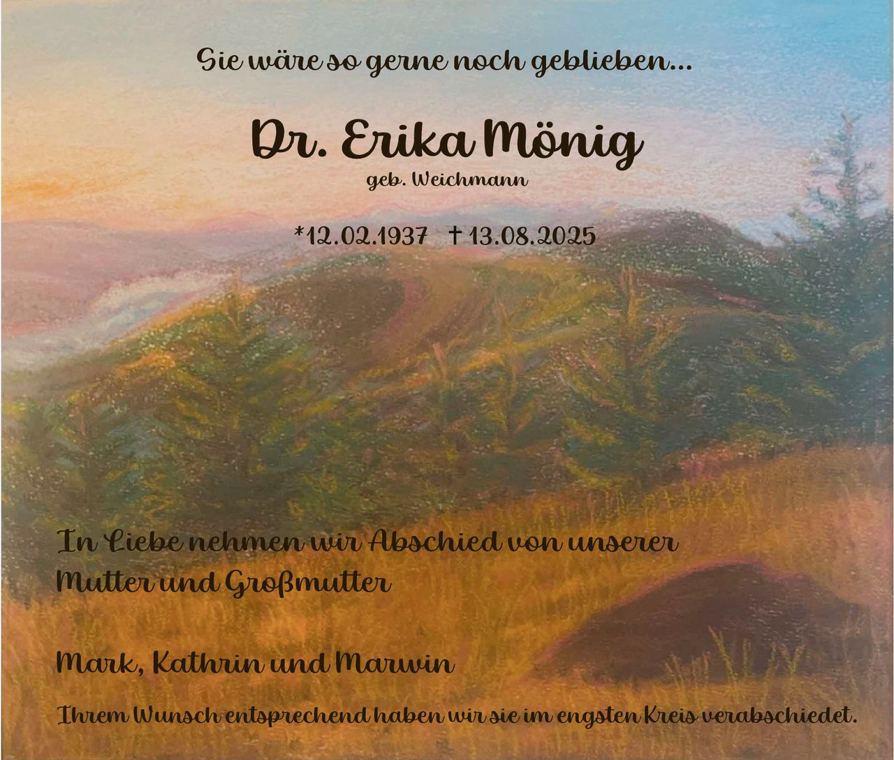 Ankündigung