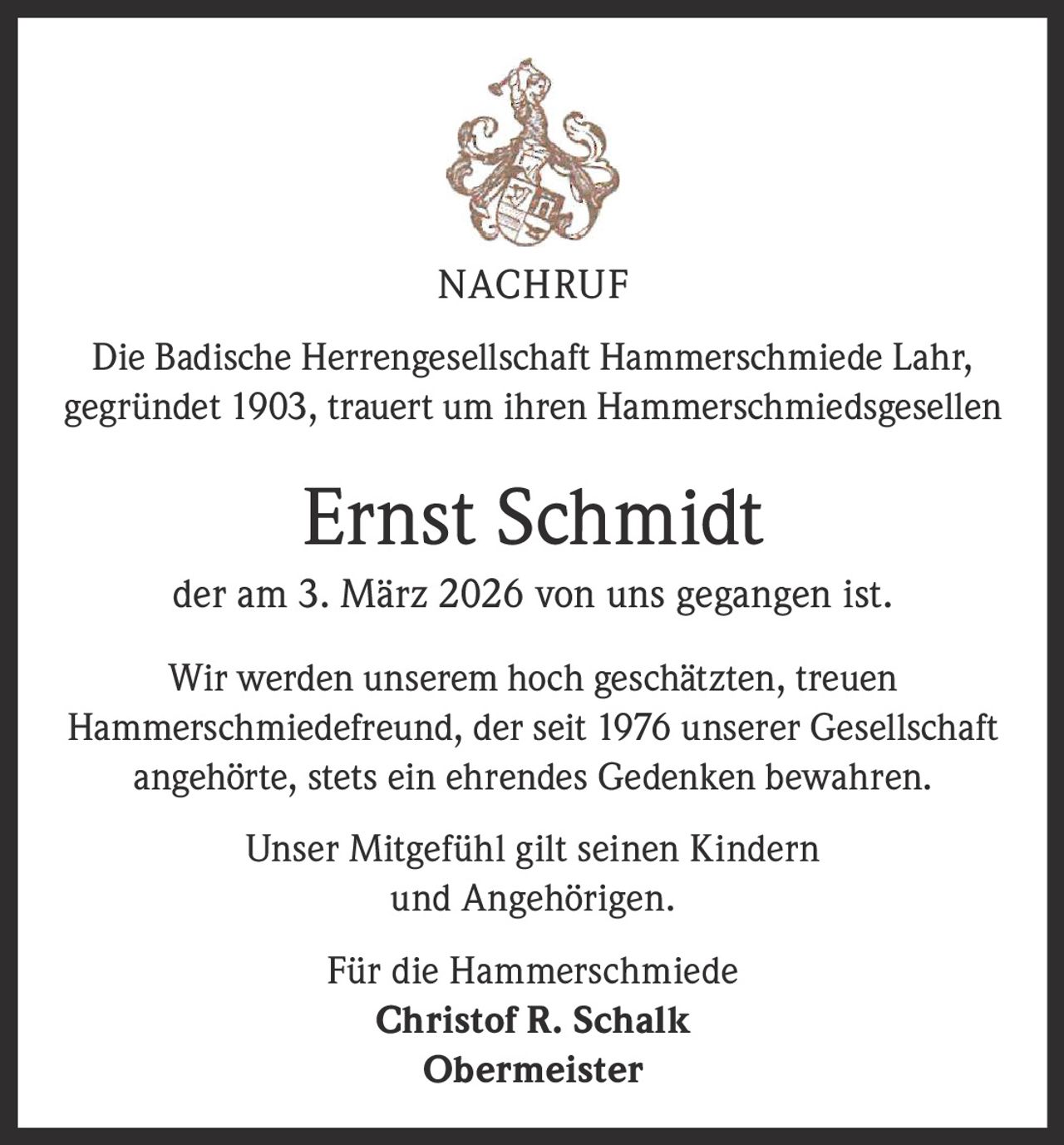 Ankündigung